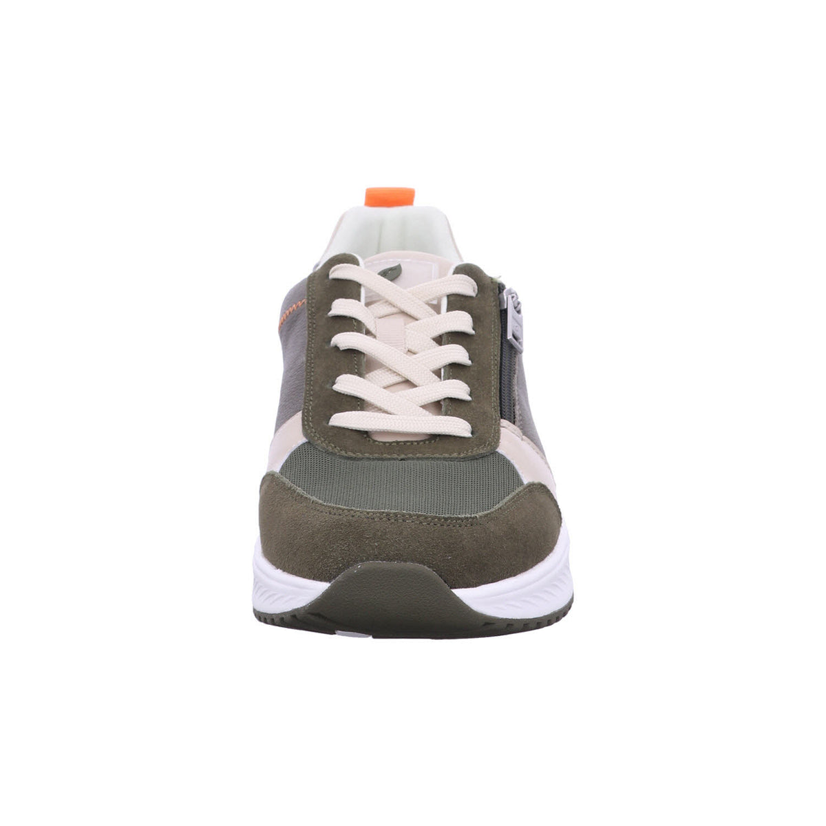Waldläufer Schnürschuh 784001-101 VELOURS MESH FLAT in Grün