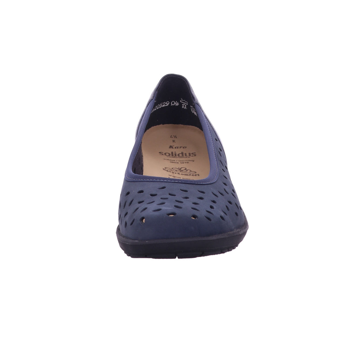 Solidus Ballerina 42052 Karo - Weite K in Blau