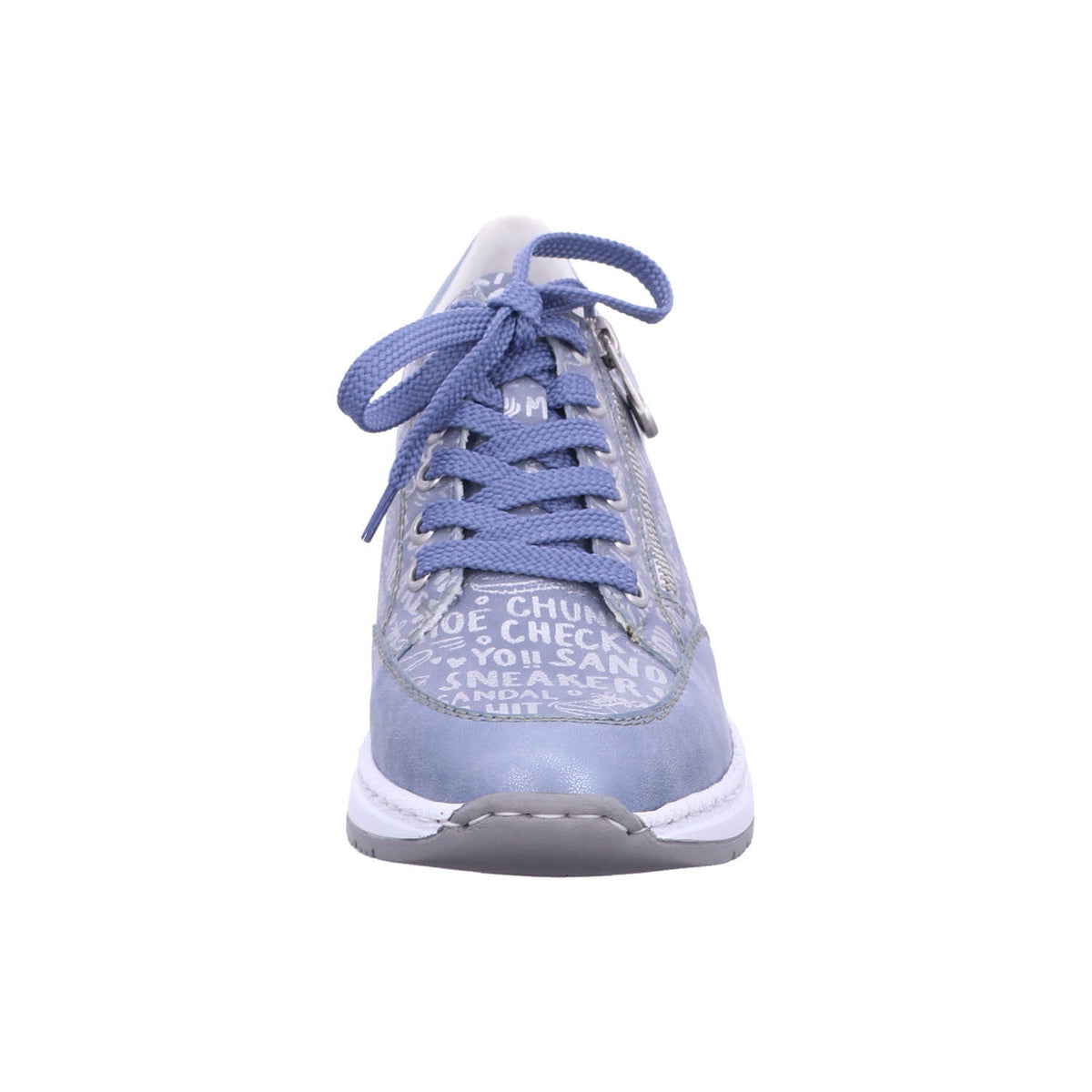 Rieker Schnürschuh N4316 in Blau