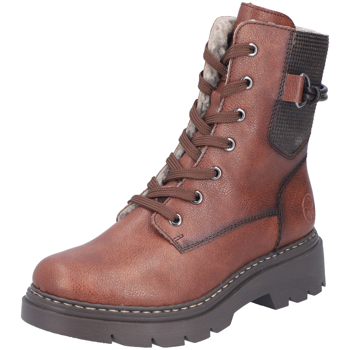 Rieker Winterschuh 76724 HWK Damen Stiefel in Braun