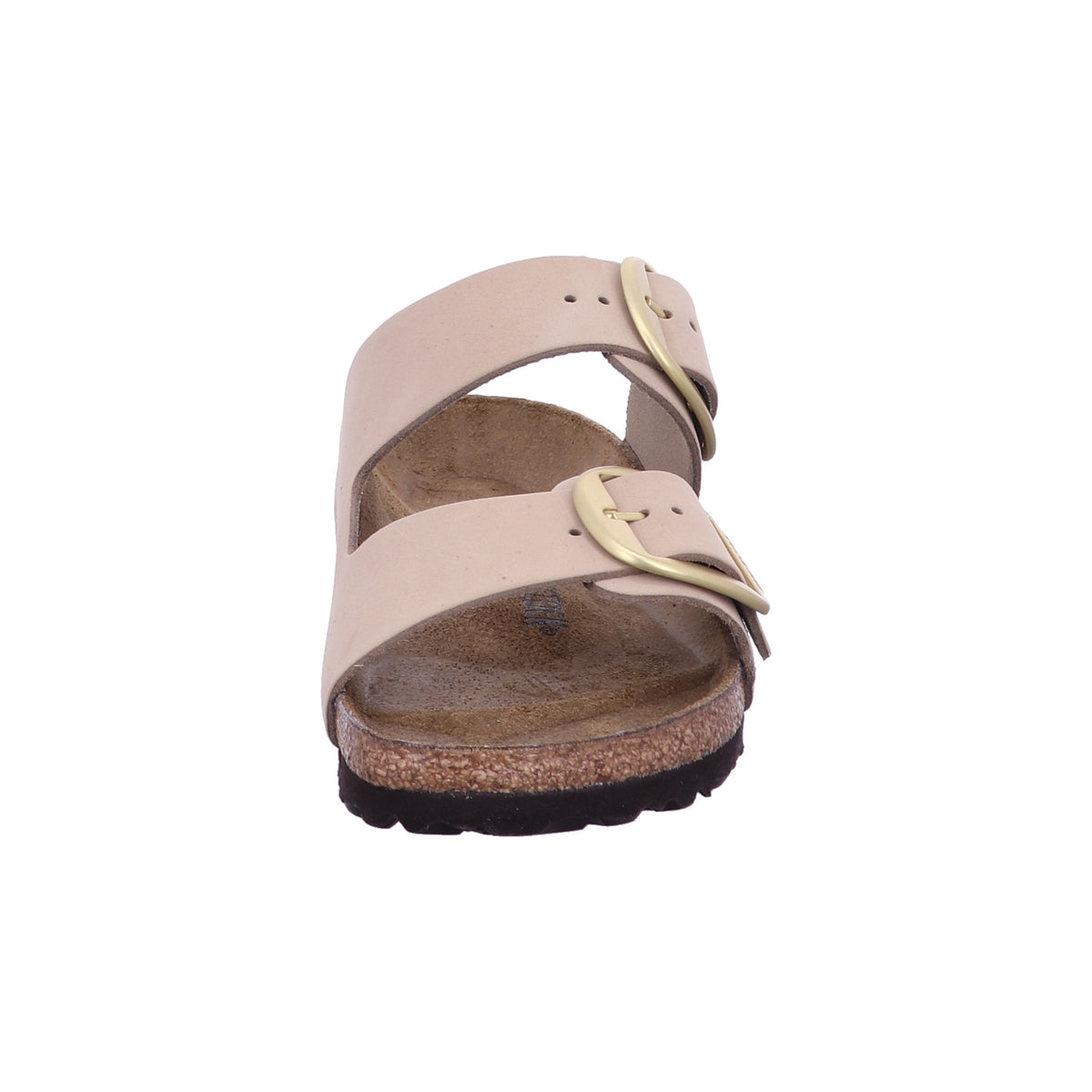 Birkenstock Pantolette 1024064 Arizona Big Buckle LENB Sandcastle in Beige