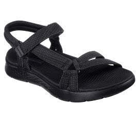Skechers Sandalette 141451 GO WALK FLEX SANDAL - SUBLIME in Schwarz