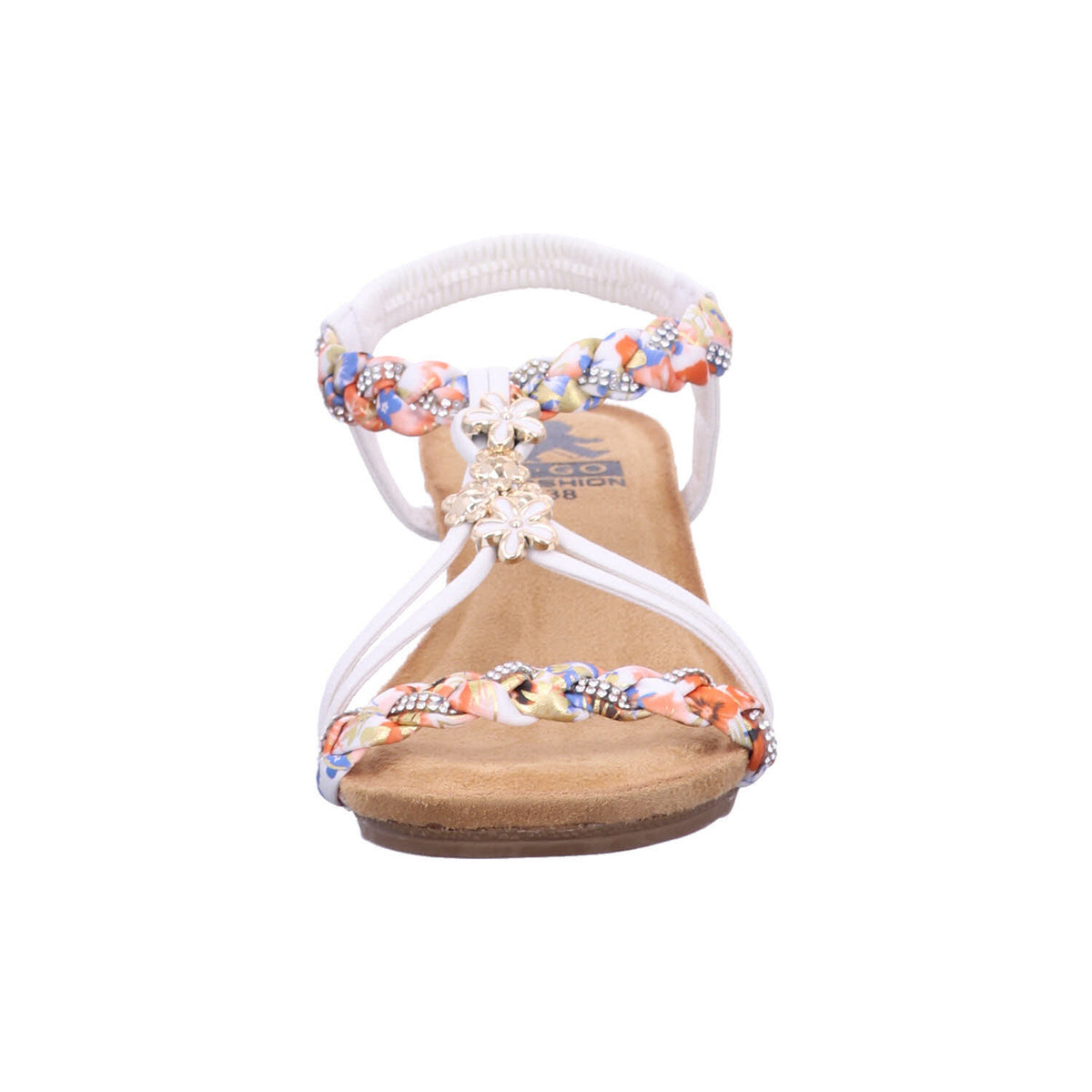Mustang Sandalette 8910808 Damen Sandalette in Weiß