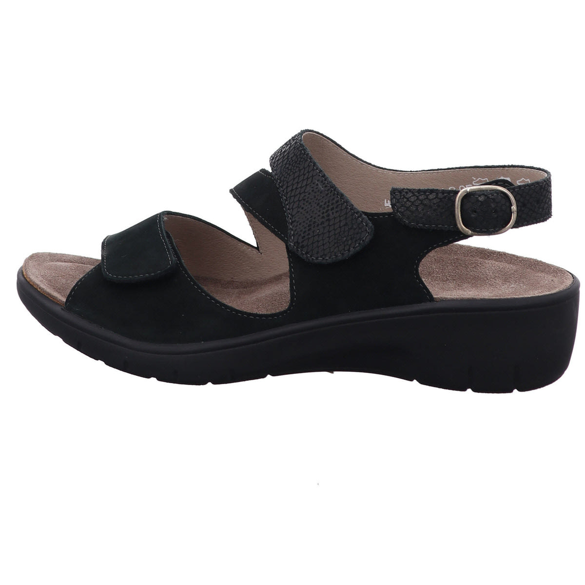 Solidus Sandalette 24004 Gina - Weite G in Schwarz