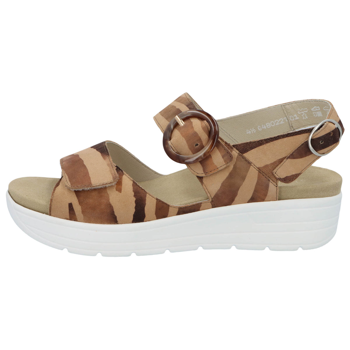 Solidus Sandalette 48022 Greta - Weite G in Braun