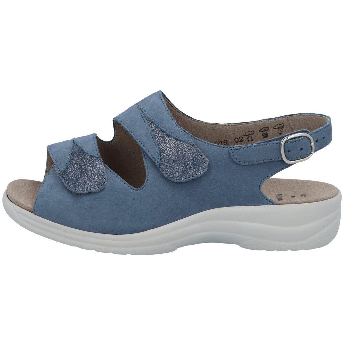 Solidus Sandalette 74019 Moni - Weite M in Blau