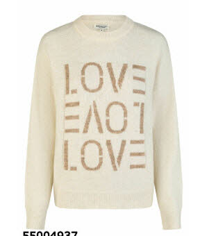 Broadway 55004937 SWEATER - comfort fit in frost grey