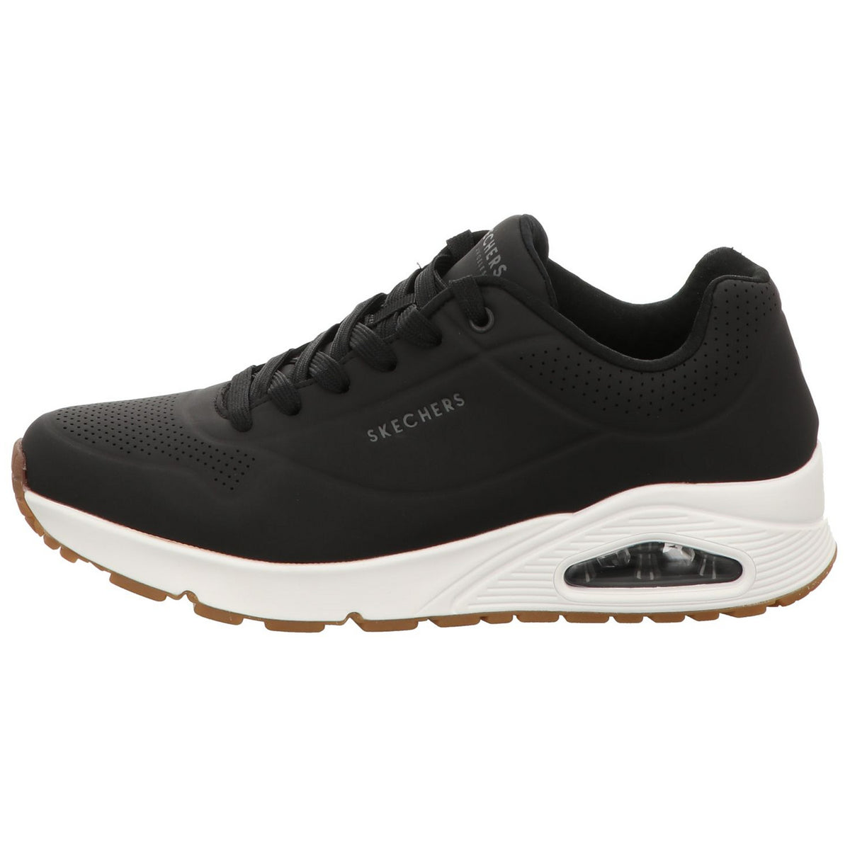 Skechers Schnürschuh 52458 UNO - STAND ON AIR in Schwarz