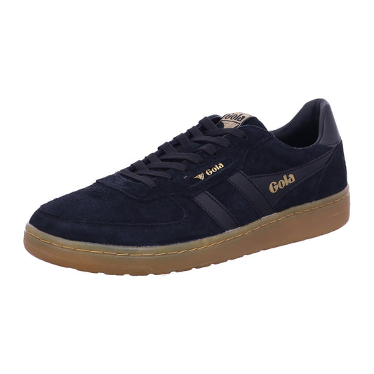 Gola Schnürschuh CMB571BB Hawk Suede '86 in Schwarz