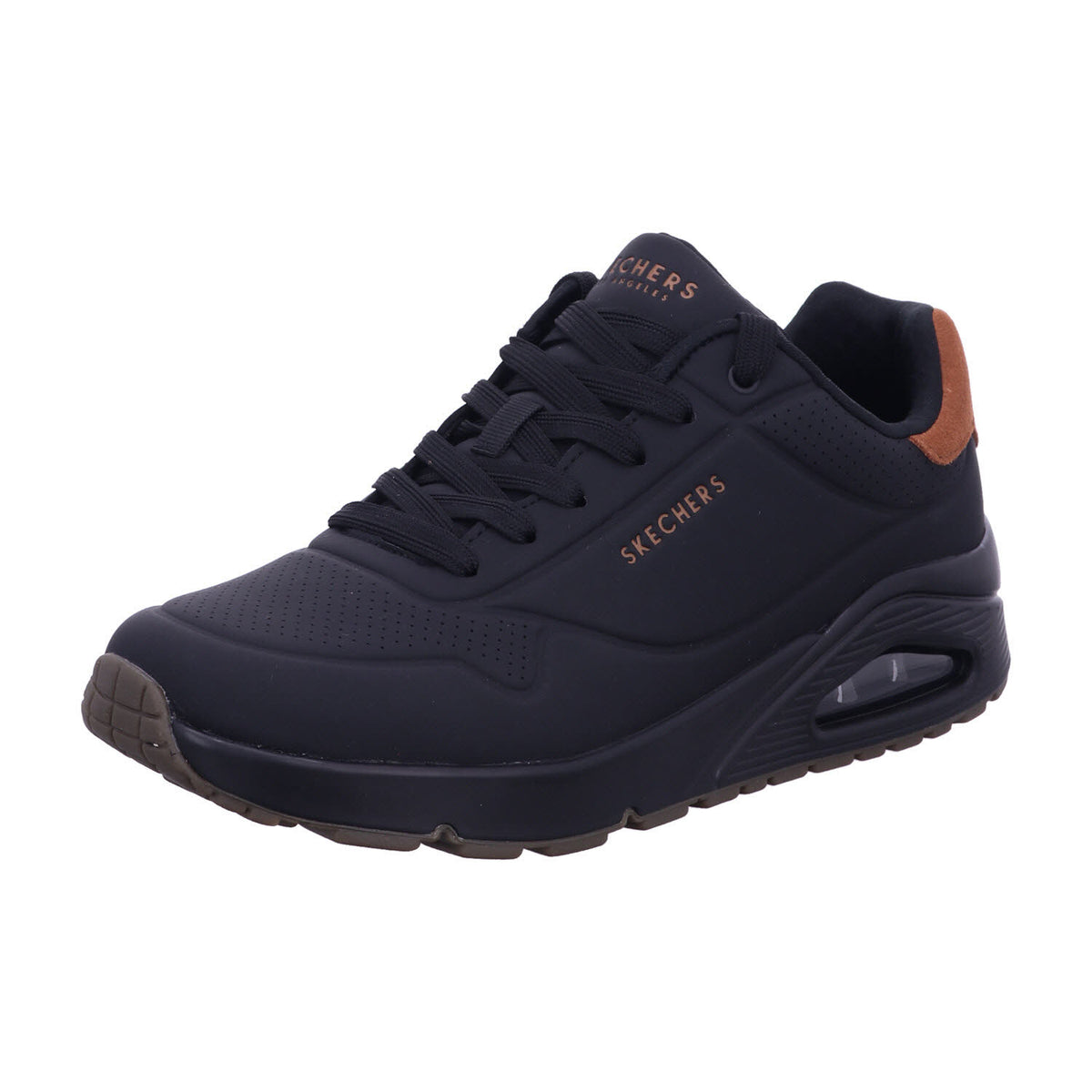 Skechers Schnürschuh 183004 UNO - SUITED ON AIR in Schwarz