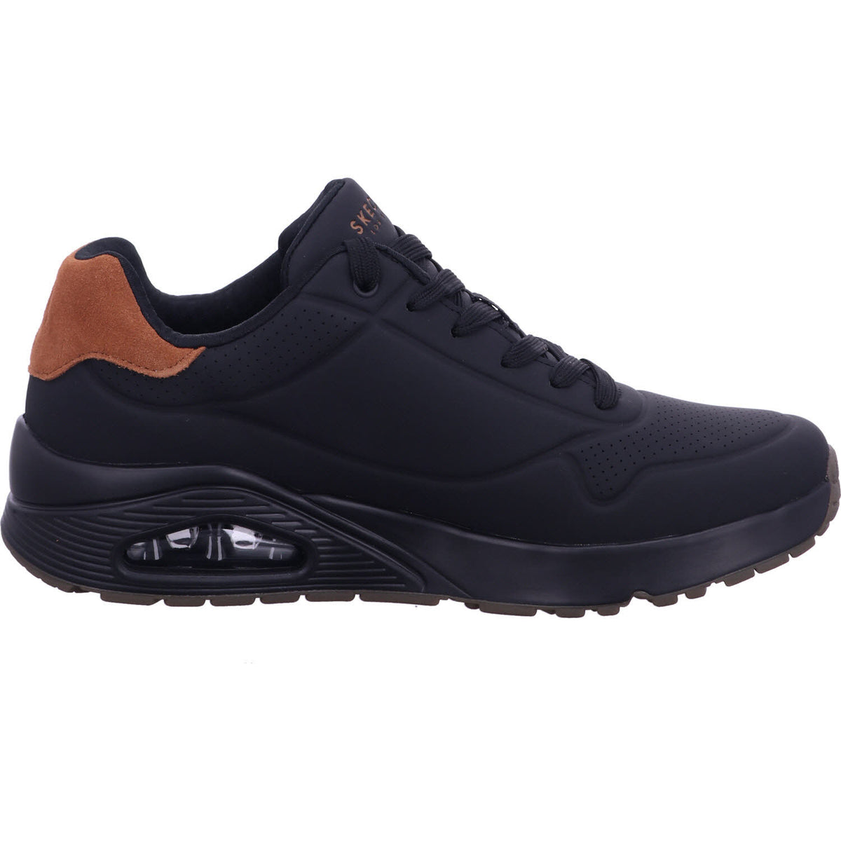 Skechers Schnürschuh 183004 UNO - SUITED ON AIR in Schwarz