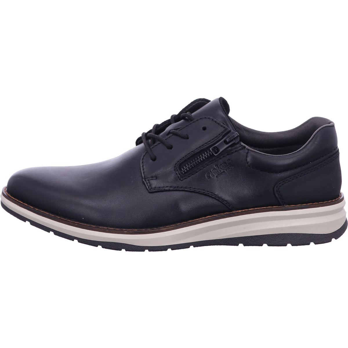 Rieker Schnürschuh 14706  in Schwarz