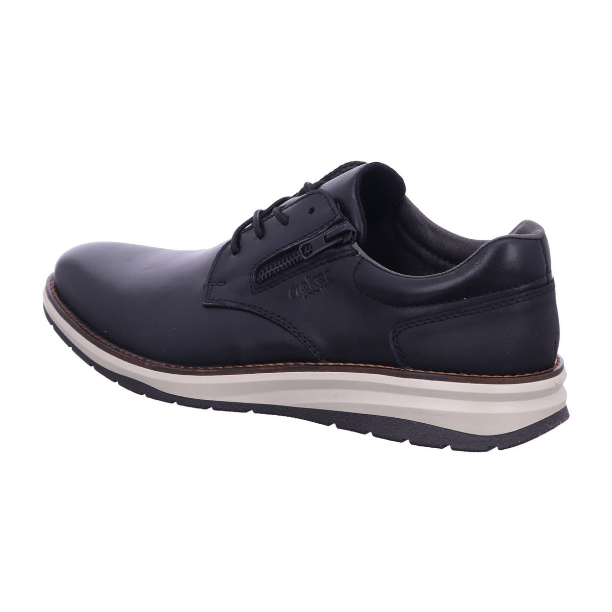 Rieker Schnürschuh 14706  in Schwarz