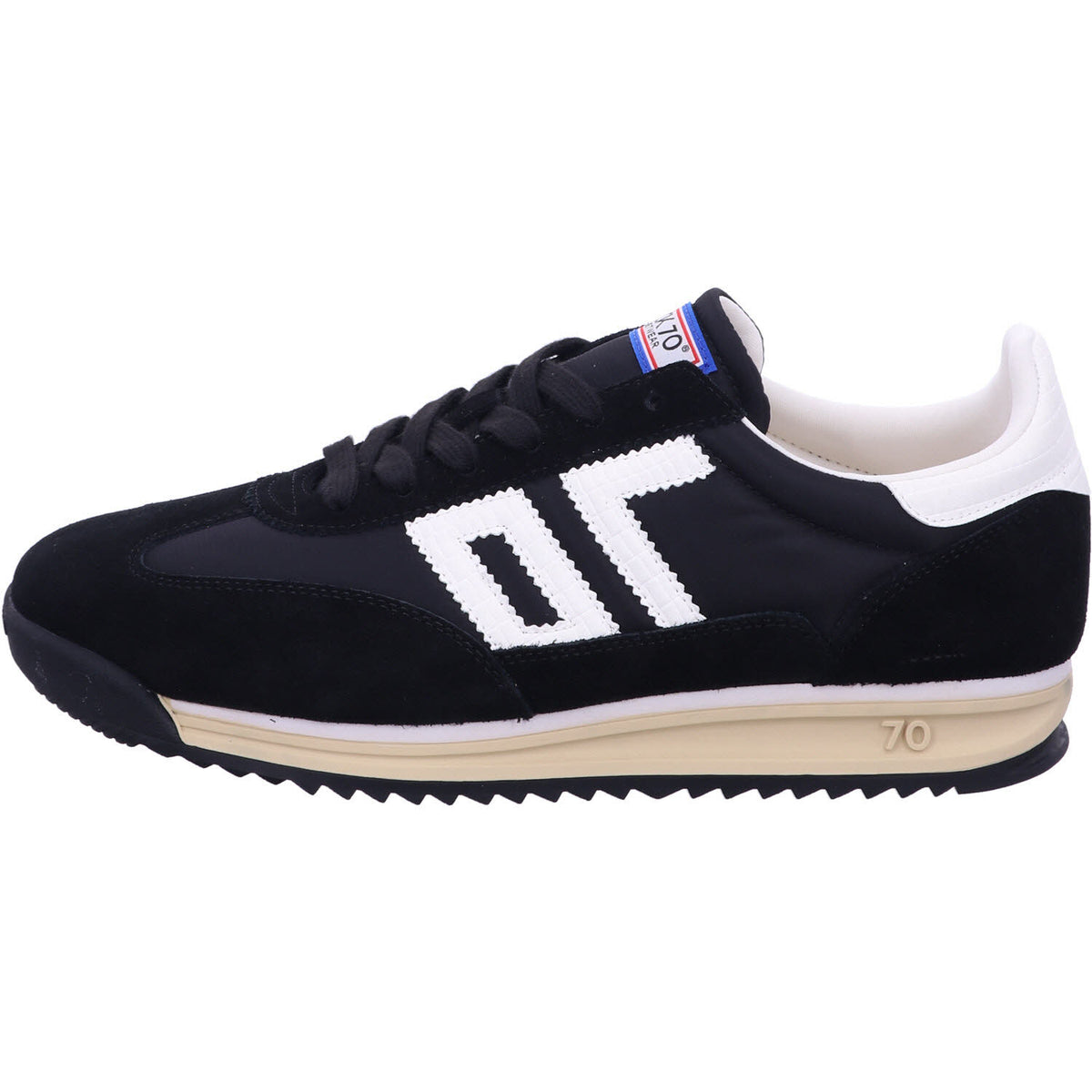 Back70 Schnürschuh 108010 JOGGER in Schwarz