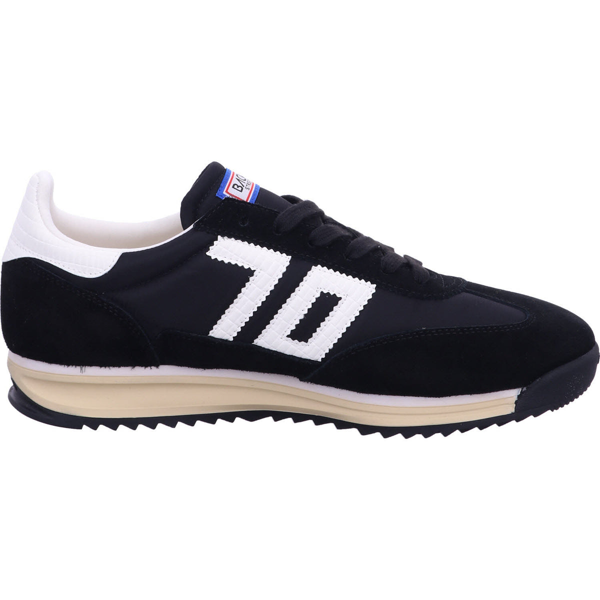 Back70 Schnürschuh 108010 JOGGER in Schwarz