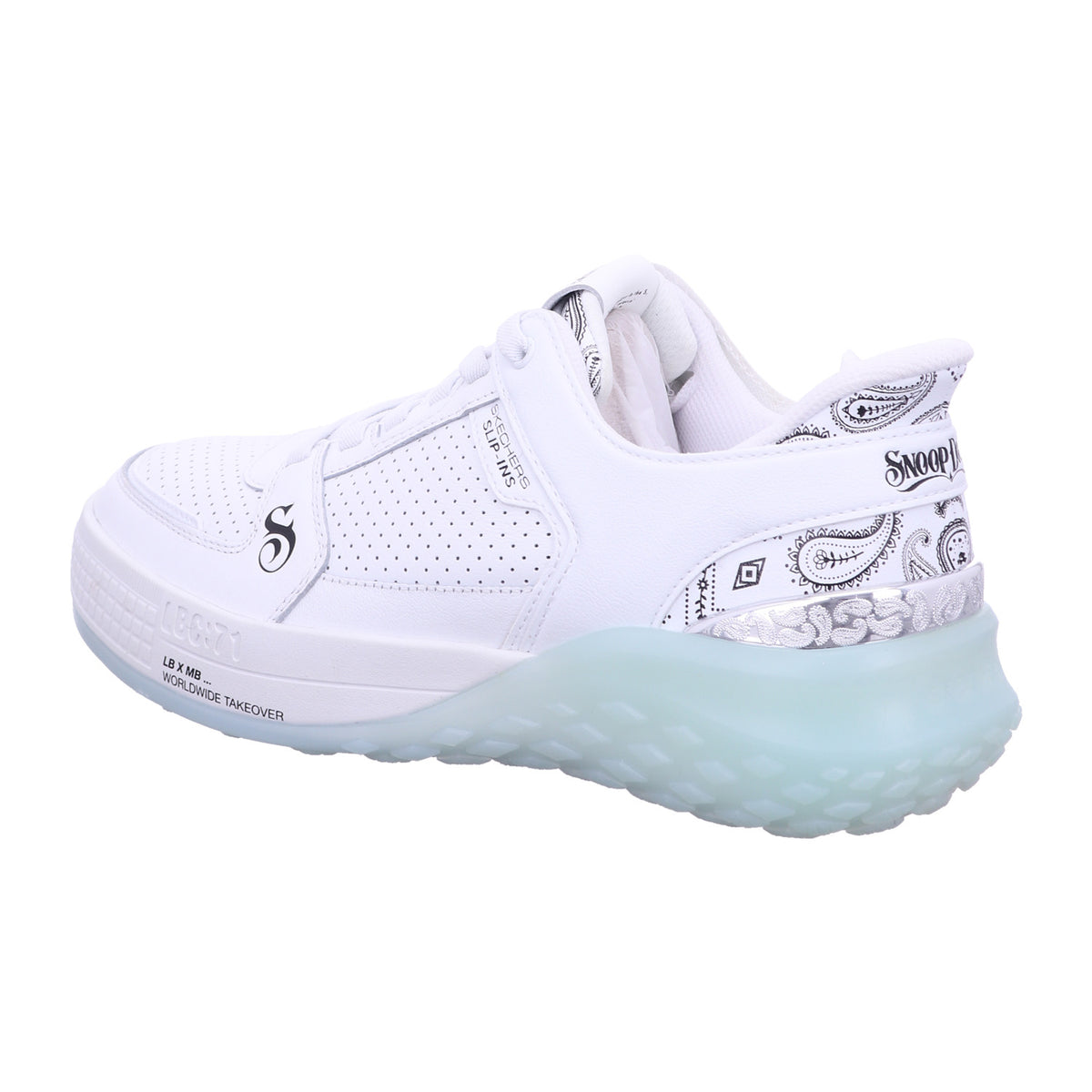 Skechers Schnürschuh 251170 SIZZLE - SNOOP SIZZLE TOKE SLIP-INS in Weiß