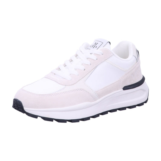 Marc O'Polo Schnürschuh 50227793502318 Leather Working Group Gold / SNEAKER in Weiß