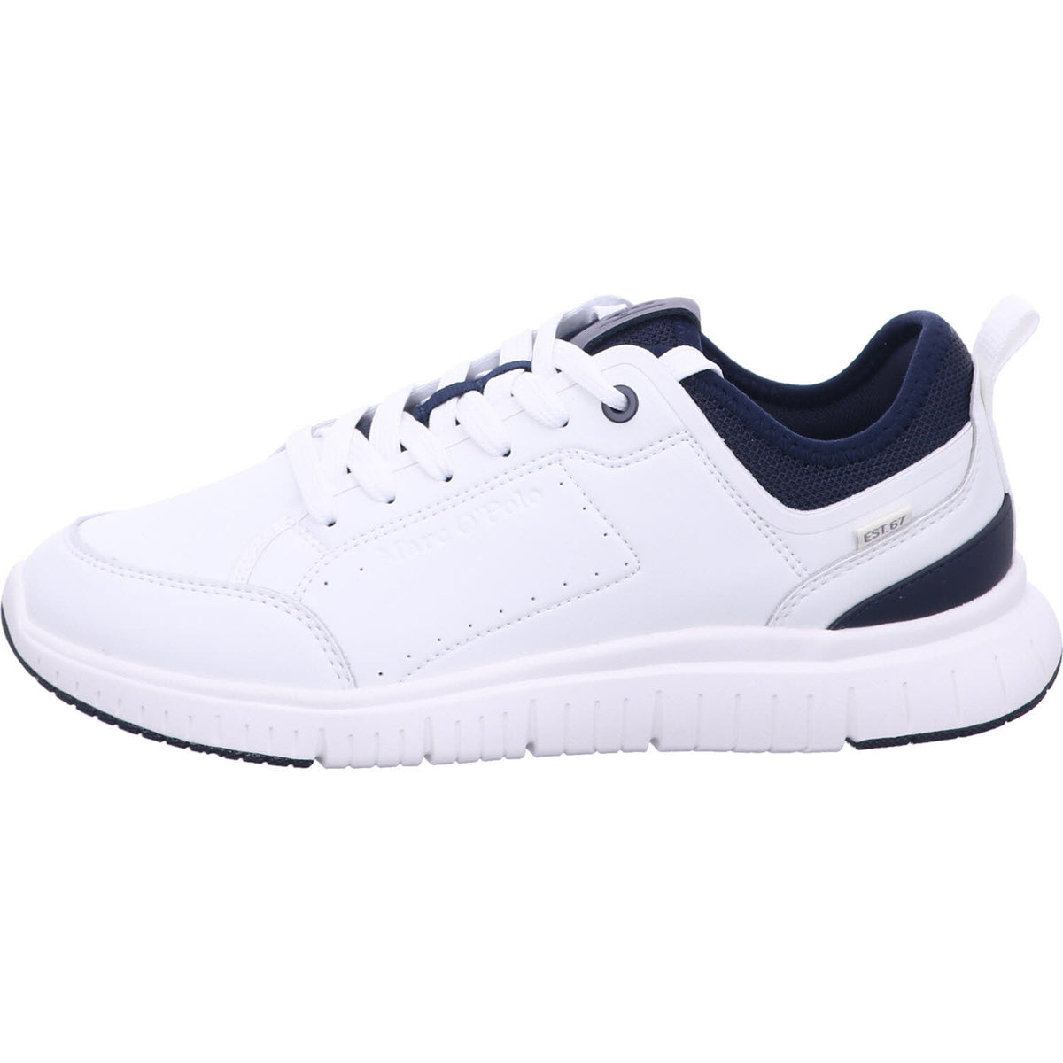 Marc O'Polo Schnürschuh 50227803501164 Leather Working Group Silver / SNEAKER in Weiß
