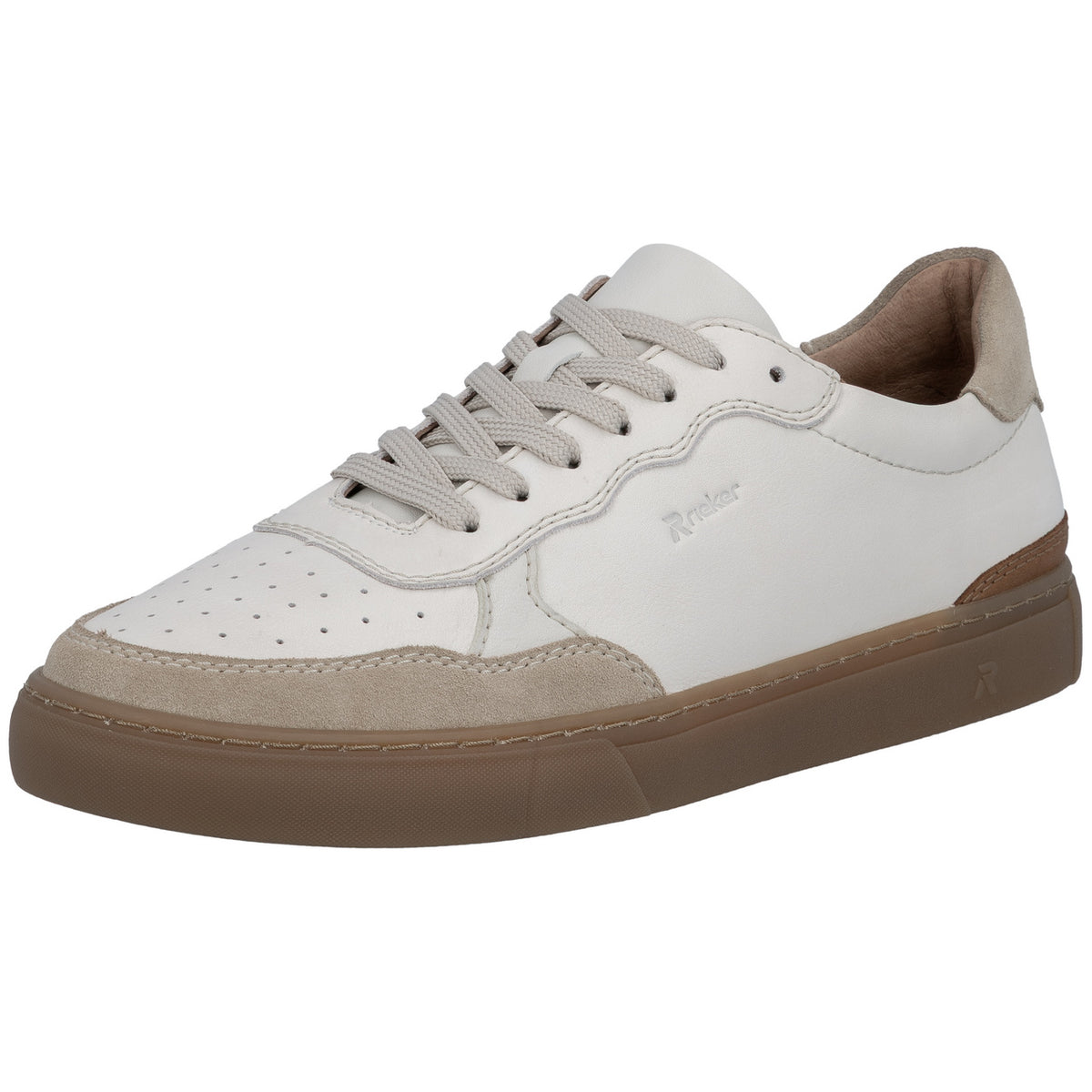 Rieker Schnürschuh U0710  in Weiß