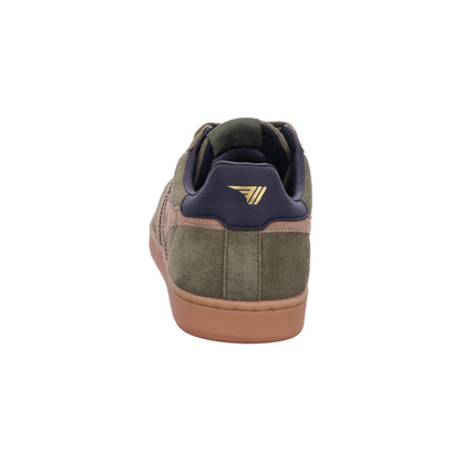 Gola Schnürschuh CMB387NF Equipe II Suede in Grün