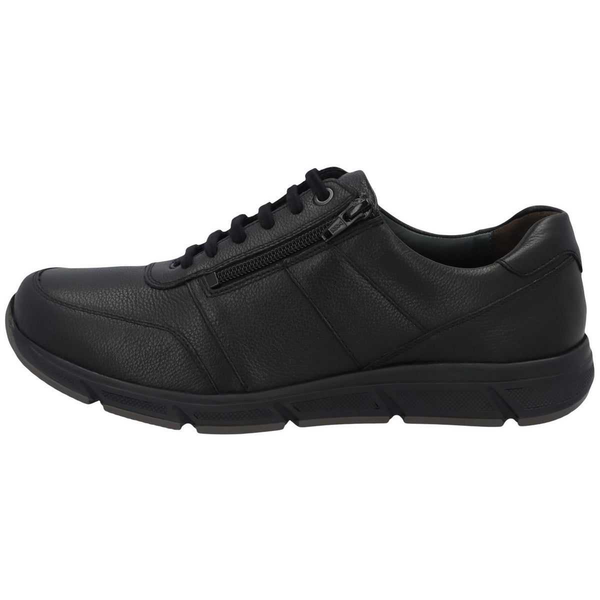 Solidus Schnürschuh 67000 Kai - Weite K in Schwarz