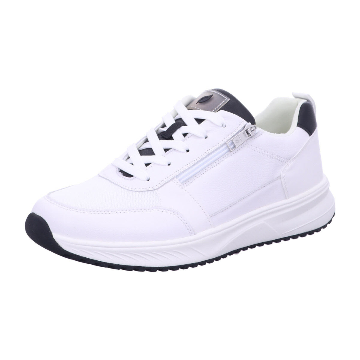 Waldläufer Schnürschuh 784001-103 PLAIN MESH FLAT in Weiß