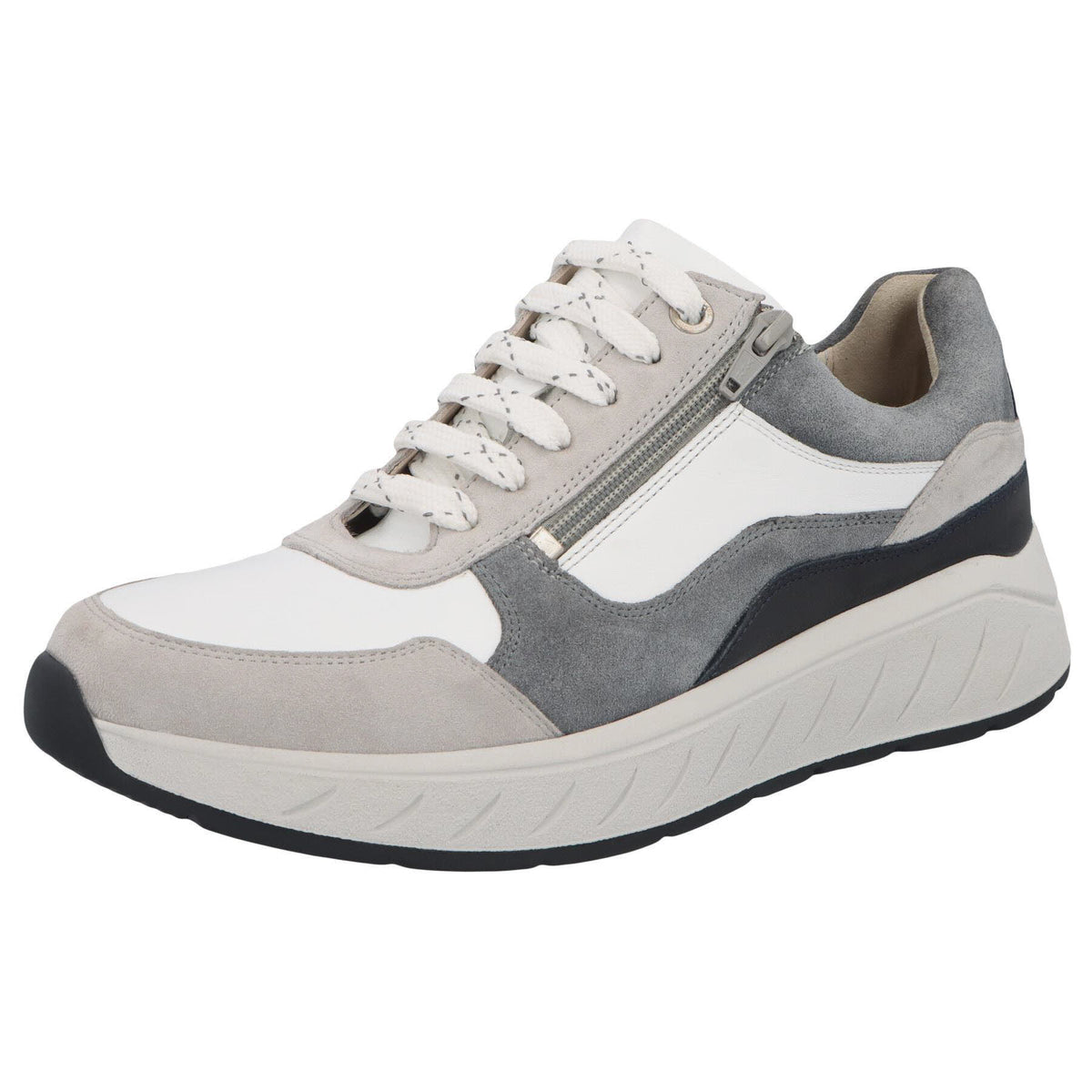 Solidus Schnürschuh 71122 Ken - Weite K in Grau