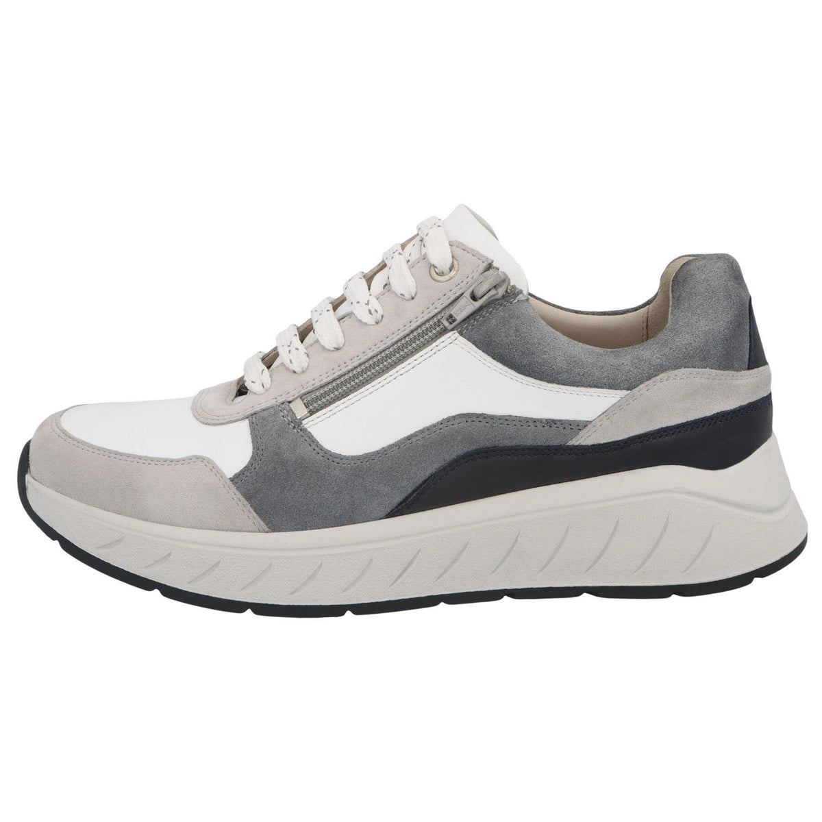 Solidus Schnürschuh 71122 Ken - Weite K in Grau