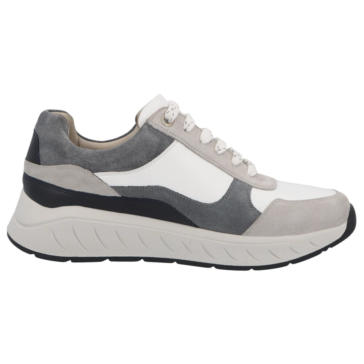 Solidus Schnürschuh 71122 Ken - Weite K in Grau