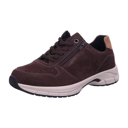 Solidus Schnürschuh 86102 Keanu RANCH/VEL/BINGO darkbrown mult in Braun