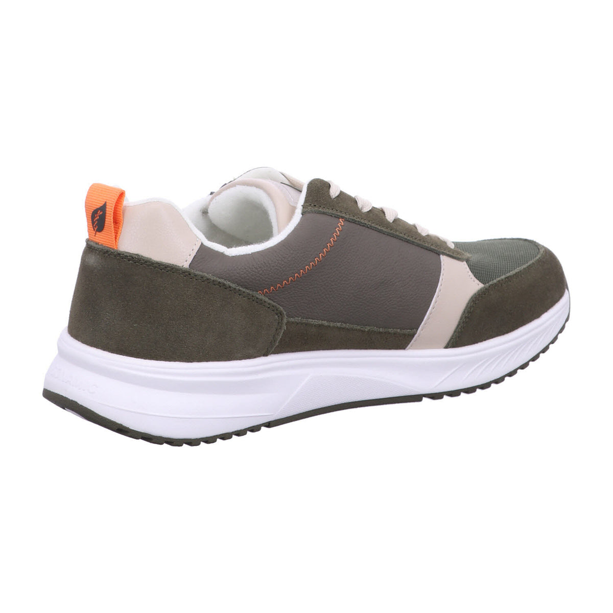 Waldläufer Schnürschuh 784001-101 VELOURS MESH FLAT in Grün
