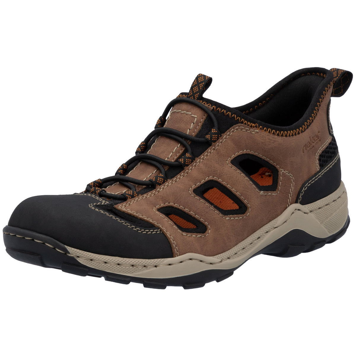 Rieker Halbschuhe 08078  in Braun