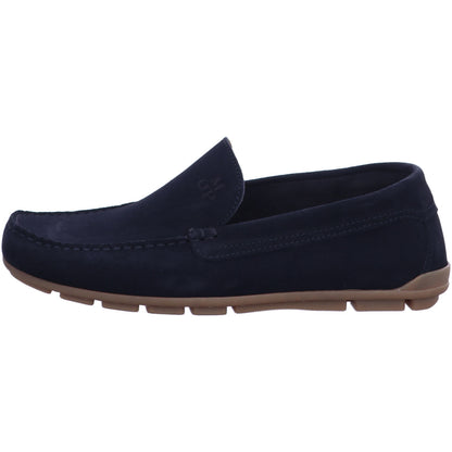 Marc O'Polo Halbschuhe 50328233101300 Leather Working Group Gold / MOCCASIN in Blau