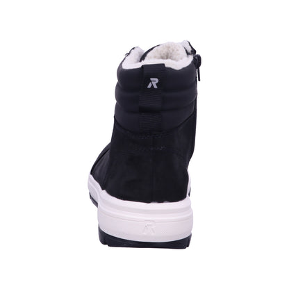 Rieker Winterschuh U0071  in Schwarz