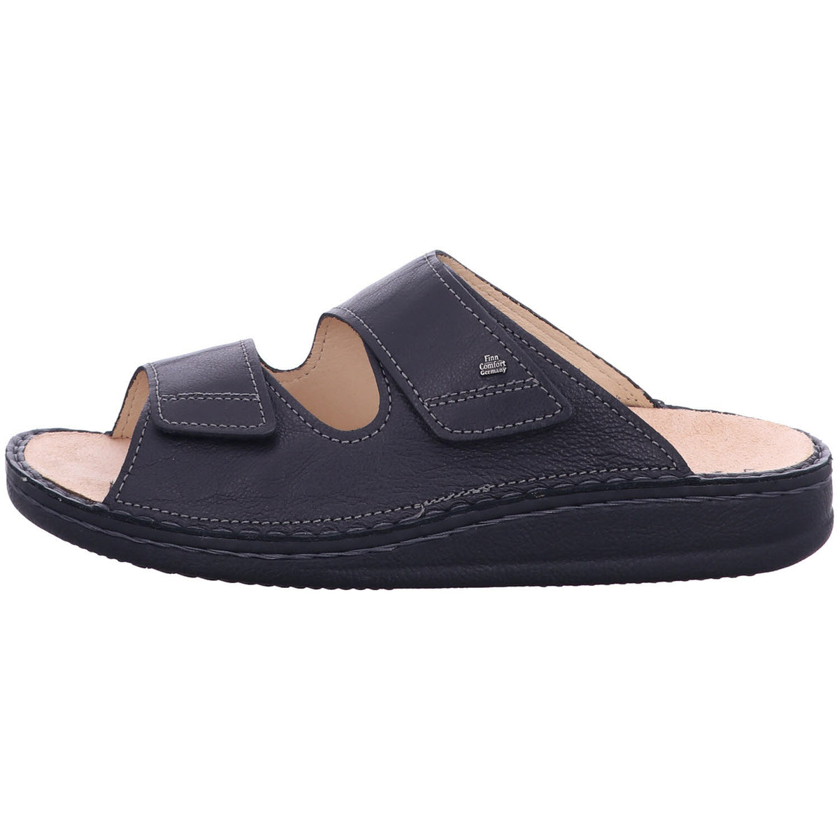 Finn Comfort Pantolette 01505 RIAD in Schwarz