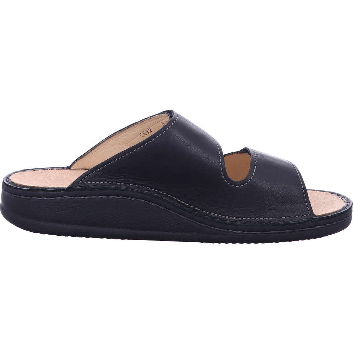 Finn Comfort Pantolette 01505 RIAD in Schwarz