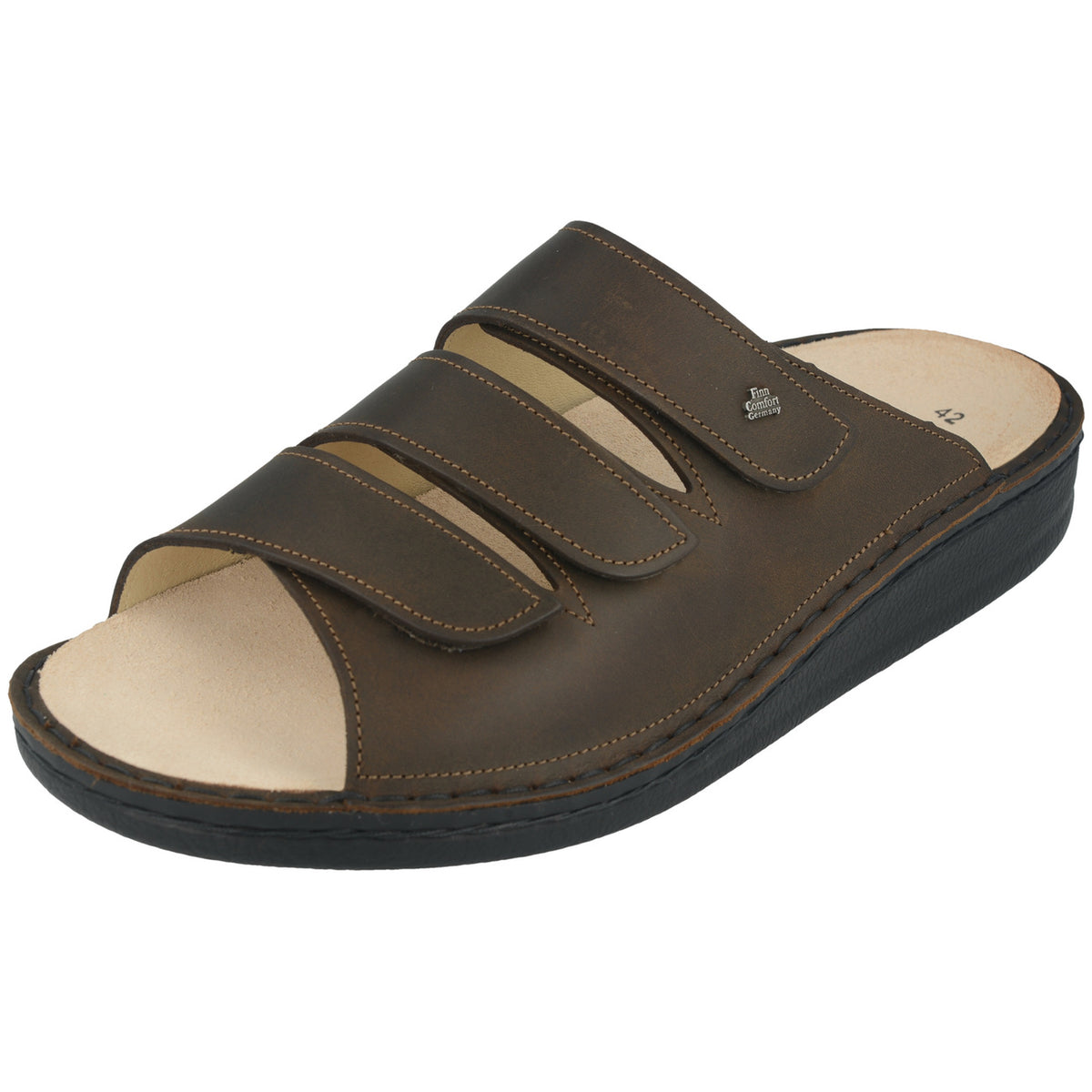 Finn Comfort Pantolette 01508 KORFU in Braun