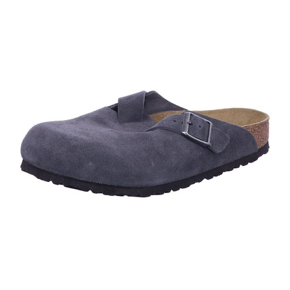 Birkenstock Pantolette 1031676 Boston LEVE Charcoal in Grau