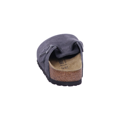 Birkenstock Pantolette 1031676 Boston LEVE Charcoal in Grau
