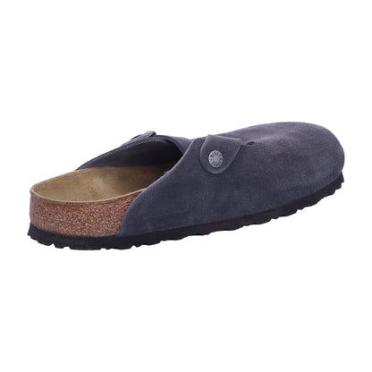 Birkenstock Pantolette 1031676 Boston LEVE Charcoal in Grau
