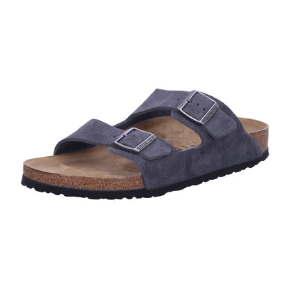 Birkenstock Pantolette 1031625 Arizona LEVE Charcoal in Blau