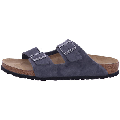 Birkenstock Pantolette 1031625 Arizona LEVE Charcoal in Blau