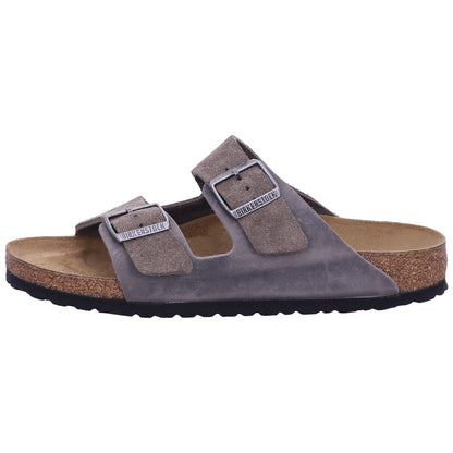 Birkenstock Pantolette 1029167 Arizona LEVE/LEOI Concrete Gray in Grau