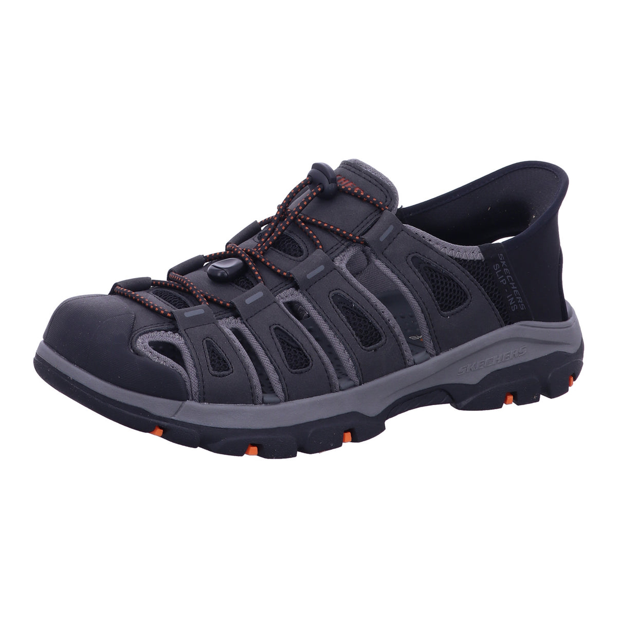 Skechers Sandale 205187 TRESMEN - NORVICK in Schwarz