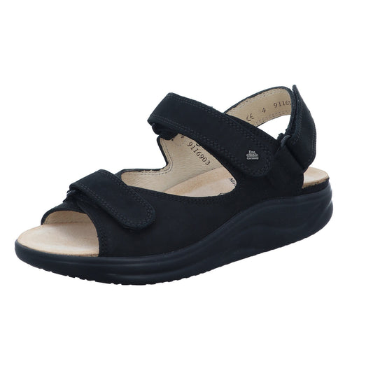 Finn Comfort Sandale 01550 CORINTH in Schwarz