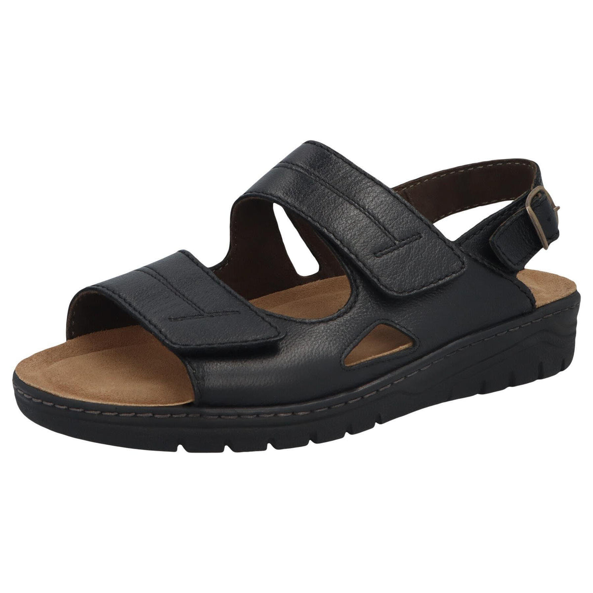 Solidus Sandale 78016 Man Special - Weite H in Schwarz