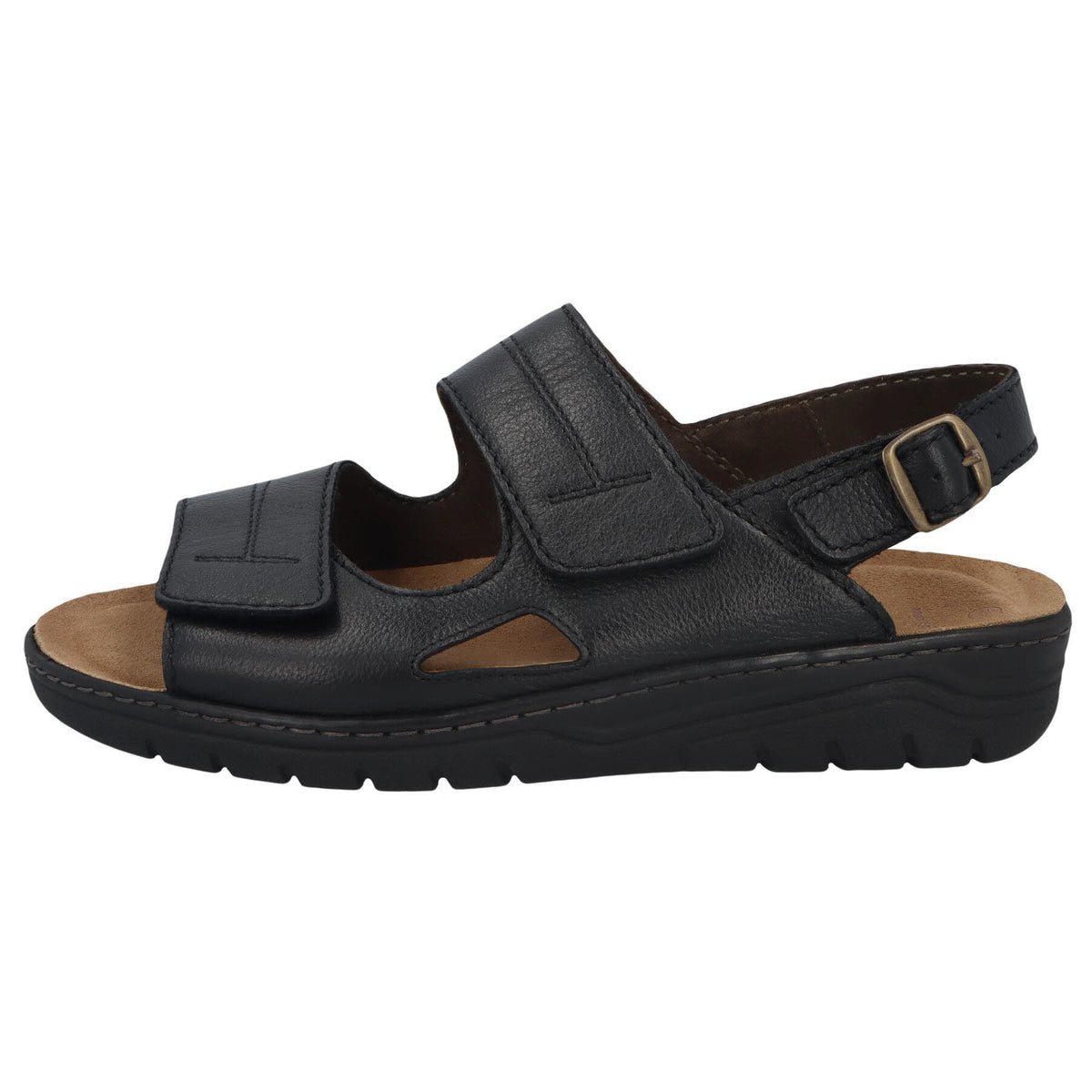 Solidus Sandale 78016 Man Special - Weite H in Schwarz