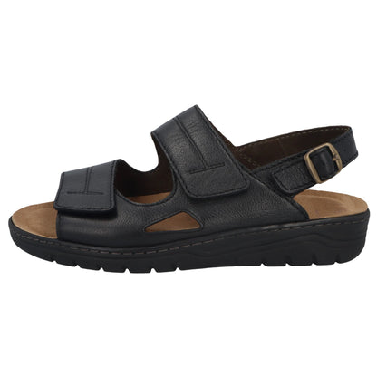 Solidus Sandale 78016 Man Special - Weite H in Schwarz