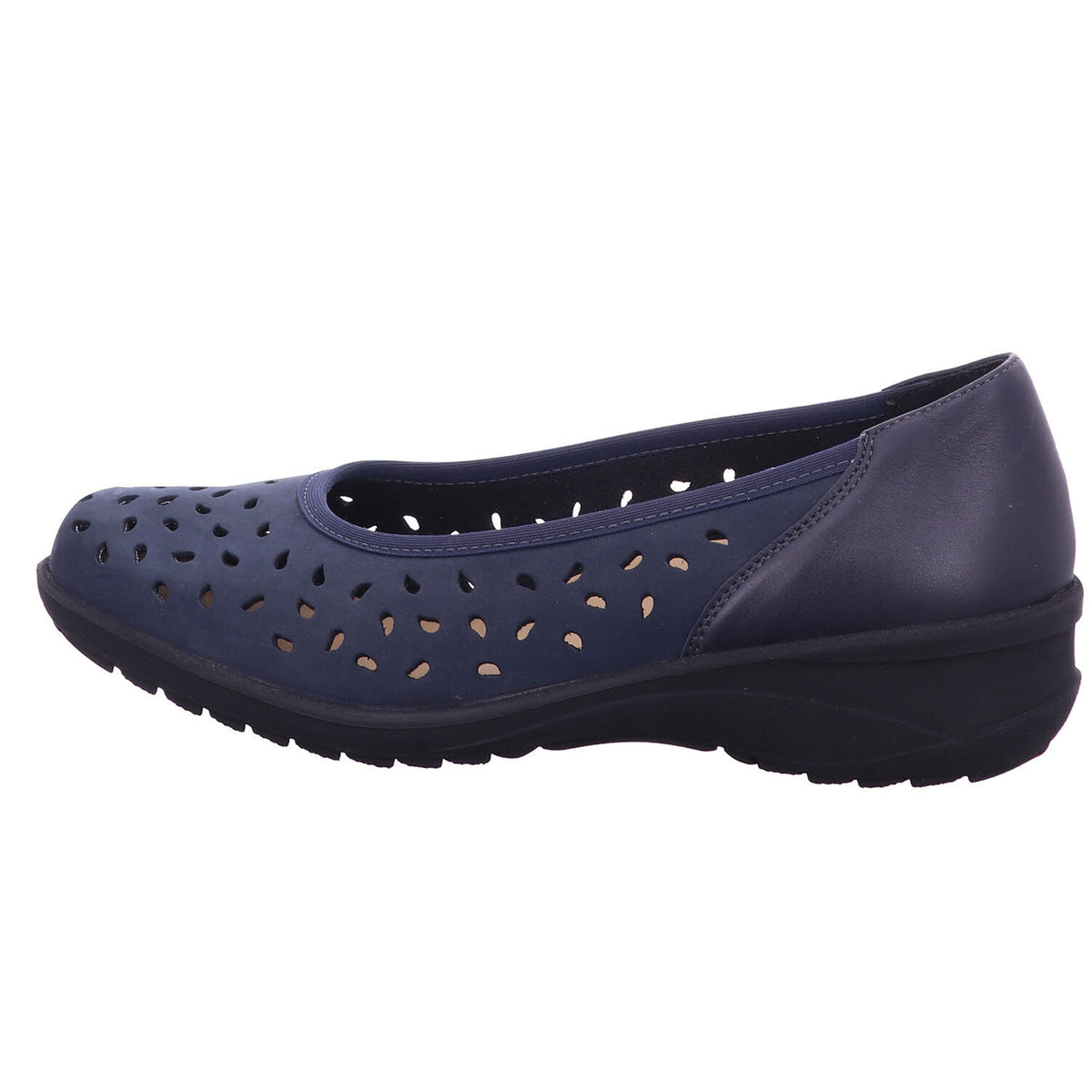 Solidus Ballerina 42052 Karo - Weite K in Blau