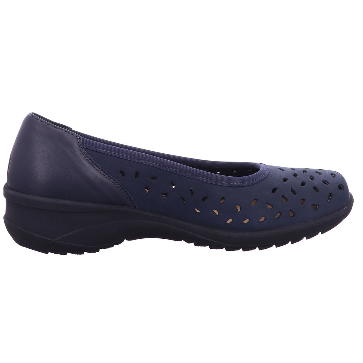 Solidus Ballerina 42052 Karo - Weite K in Blau